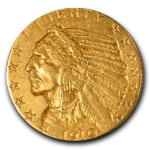 $5 Indian Half Eagle Gold Coins Are Available from Seven Star Enterprises.