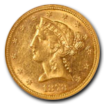 $5 Liberty Half Eagle Gold Coins Are Available from Seven Star Enterprises.